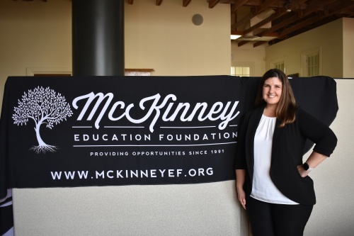 
Ashley Sine is the McKinney Education Foundation’s executive director. The foundation is now in its 30th year. (Brooklynn Cooper/Community Impact Newspaper)