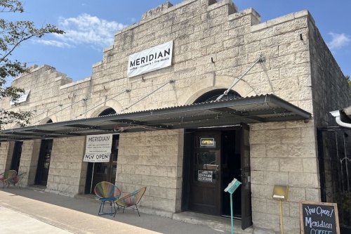Meridian opened Aug. 16 at 200 Main St., Buda. (Zara Flores/Community Impact Newspaper)