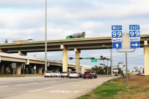 The Harris County Toll Road Authority anticipates beginning construction this spring on director connectors between Hwy. 249 and the Grand Parkway. (Anna Lotz/Community Impact Newspaper)