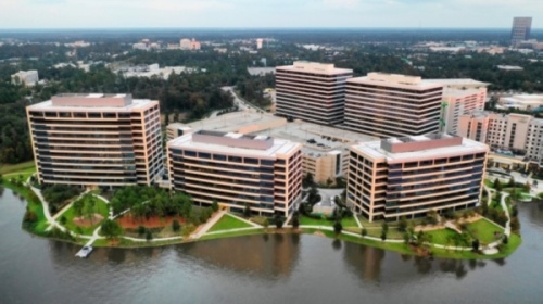 Summit Midstream Partners said it will move the company headquarters from Two Hughes Landing in The Woodlands to One Shell Plaza in Houston in March. (Courtesy The Howard Hughes Corp.)