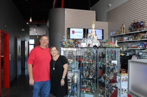 Owners Michael and Jenni Jensen opened brickLAB, Inc. in November 2018. (William C. Wadsack/Community Impact Newspaper)