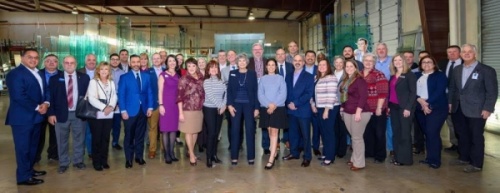 Anchor-Ventana Glass held its signing day ceremony Jan. 7 to announce the launch of the first registered apprenticeship program in Texas for commercial glazing. (Courtesy Brian Hernandez)