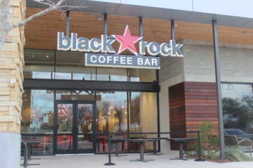 A photo of the facade of Black Rock Coffee Bar.