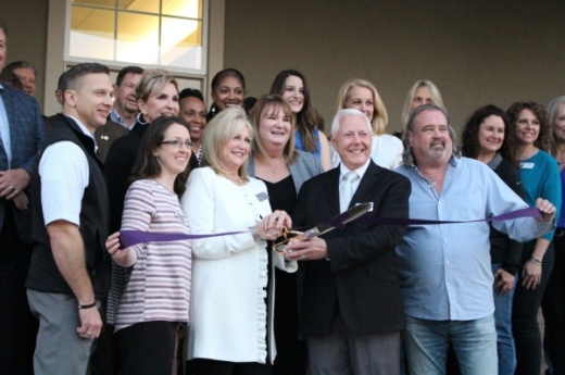 A ribbon-cutting and open house was held Jan. 14 for the Gary and Cynthia Blankenship Business Center, the new addition to the Grapevine Chamber of Commerce. (Renee Yan/Community Impact Newspaper)