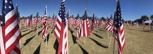 This year Field of Honor will be Nov. 7-15 at San Gabriel Park. (Sally Grace Holtgrieve/Community Impact Newspaper)