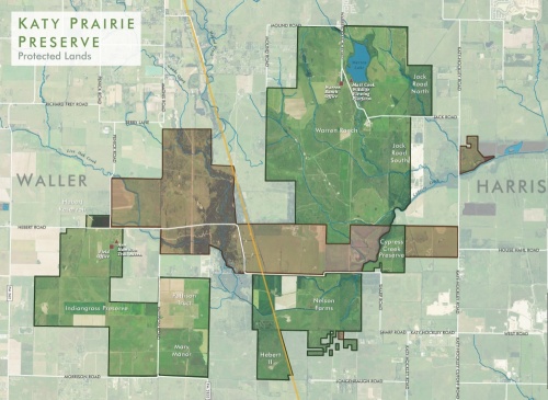 The Katy Prairie Conservancy has acquired 636 acres of land referred to as the Pattison Tract. (Courtesy Katy Prairie Conservancy)