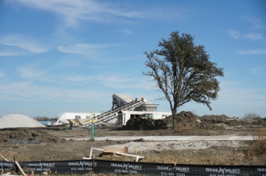 Dirt is being turned at the former Dallas Cowboys practice facility to make way for a new housing development. (Gavin Pugh/Community Impact Newspaper)