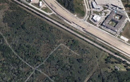 A proposed road project in Cypress involves extending Greenhouse Road under Union Pacific Corp. railroad tracks and Hwy. 290 to connect with Skinner Road.