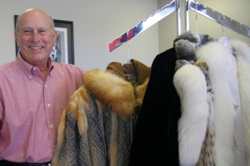 Al Freidin and his wife, MaryAnn, own the fur shop. (Amy Denney/Community Impact Newspaper)