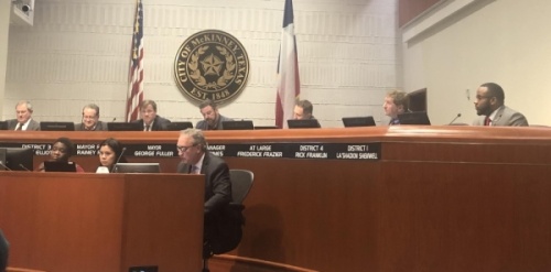 McKinney City Council approved an ordinance placing a recall election for La'Shadion Shemwell on the May 2 general election ballot. (Emily Davis/Community Impact Newspaper)