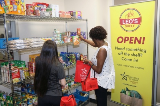 leo's shelf lone star college university park food pantry