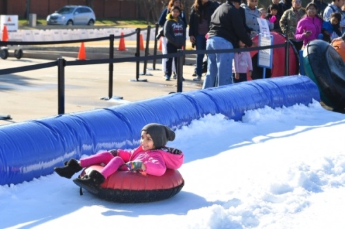 Frost Fest includes a snow tubing hill and play area. (Courtesy city of Irving)