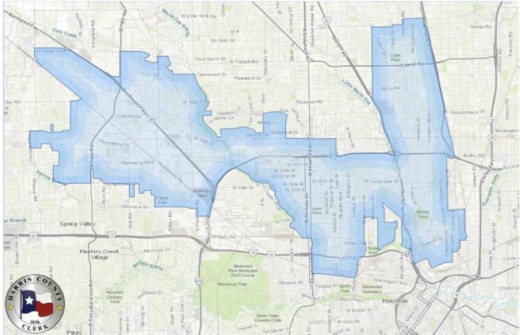 District 148 covers parts of the Heights, Northwest Houston and Houston's Northside. (Courtesy Harris County Clerk)