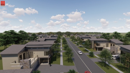 The approved rezoning request changed the land's zoning from agriculture, urban and urban center to a planned unit development, or PUD. (Rendering courtesy city of Pflugerville)