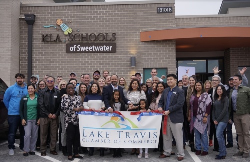 KLA Schools of Sweetwater celebrated its Jan. 30 opening with a ribbon-cutting ceremony. (Courtesy Sanam Madampath)