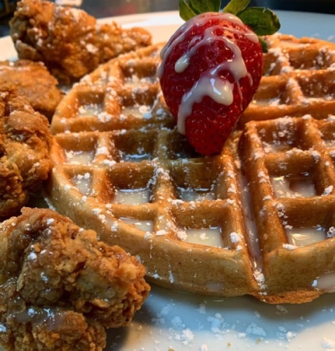 The restaurant offers a variety of flavors of chicken wings, chicken and waffles and Cajun sides. (Courtesy Jaquay's Chicken and Waffles)