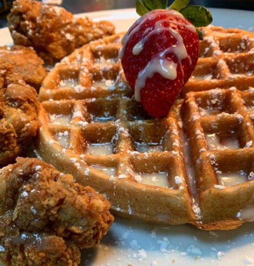 The restaurant offers a variety of flavors of chicken wings, chicken and waffles and Cajun sides. (Courtesy Jaquay's Chicken and Waffles)