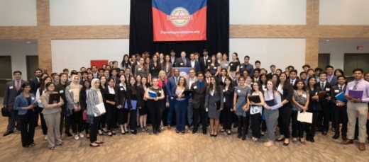Students take part in the job fair in 2019 as part of the Plano Mayor's Summer Internship Program. (Courtesy Plano Mayor's Summer Internship Program)