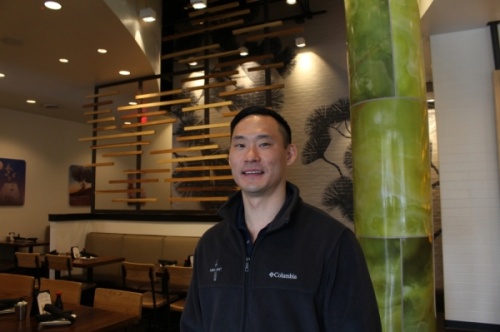 Jowin Wang is the owner of the restaurant's four locations. (Elizabeth Ucles/Community Impact Newspaper)