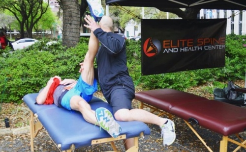 Elite Spine and Health Center is located at 18425 Champion Forest Dr. Suite 200, and offers treatments for auto injuries, sports rehabilitation, and other therapies. (Elite Spine and Health Center)