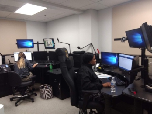 Fort Bend County dispatchers are trained at the sheriff's office to take emergency calls and direct law enforcement, fire and emergency management services to the call. (Jen Para/Community Impact Newspaper)