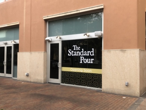 The Standard Pour will be going into the space where Taco Diner used to operate. (Leanne Libby/Community Impact Newspaper)
