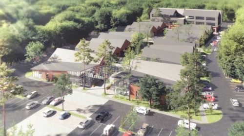 The Marcel Group will break ground on Marcel Boulevard on March 17. (Rendering courtesy Kaplan Public Relations)
