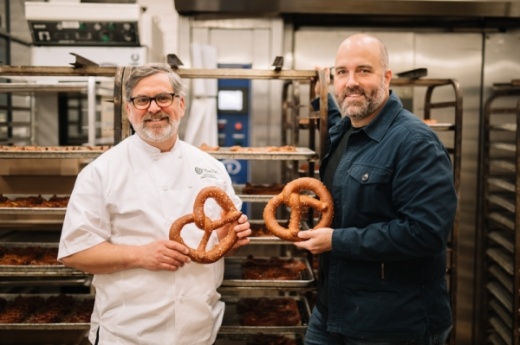 Easy Tiger announced Mike Stitt (right) as its news CEO. He will lead the bakery along with founder and head baker David Norman (left). The restaurant will open a location on South Lamar Boulevard in winter 2020. Courtesy Easy Tiger.