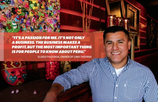 Eliseo Figueroa opened Lima Taverna in 2017 across from the former Macy’s location at Collin Creek Mall in Plano. (Daniel Houston/Community Impact Newspaper)