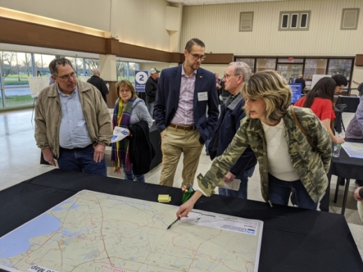 Lower Clear Creek and Dickinson Bayou Watershed Study open house, Walter Hall Park