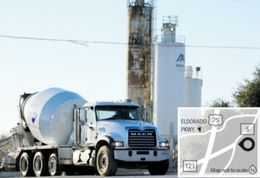 Two concrete batch plants operating along SH 5 in McKinney may be forced to shut down as the city takes action through its zoning ordinances. (Cassidy Ritter/Community Impact Newspaper)