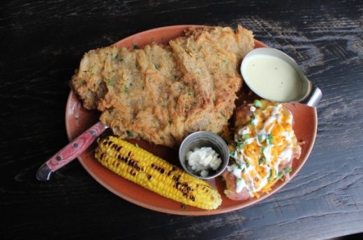 Owner James Verfurth said the Dallas Chicken Fried Steak ($12.99) is one of the most popular menu items. (Photo by Anna Herod/Community Impact Newspaper)