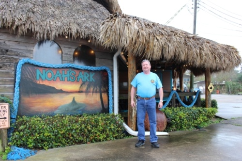 Owner Steve Tolhurst stands outside Noah's Ark. (Colleen Ferguson/Community Impact Newspaper)