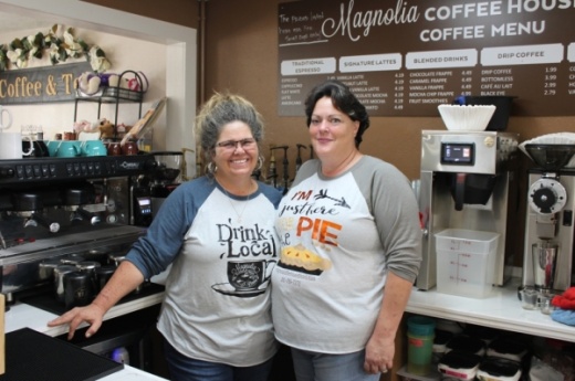 Co-owners Janna Hartigan (left) and Vickie Patterson opened the bistro in May 2019. (Carrie Taylor/Community Impact Newspaper)