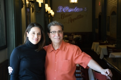 The daughter-father duo Brina and Nash D’Amico co-own D’Amico’s Italian Market Cafe, which marked a return to the Rice Village for the family restaurant. (Photos by Hunter Marrow/Community Impact Newspaper)