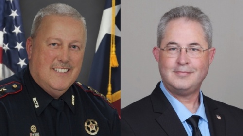 Incumbent Mark Herman (left) and challenger Chris Bounds (right) are vying for a place as the Republican candidate for Harris County Precinct 4 Constable's Office in the March 3 primary election. (Courtesy Mark Herman, Chris Bounds)