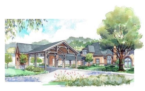 A site for senior living facility was proposed in Colleyville. (Rendering courtesy city of Colleyville)