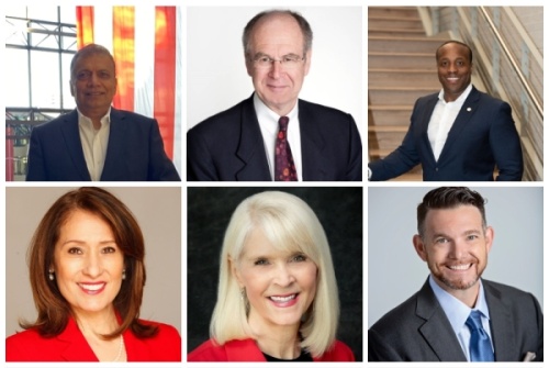 Six Republican candidates are vying to represent Texas' 7th Congressional District: Laique Rehman, Jim Noteware, Wesley Hunt, Maria Espinoza, Cindy Siegel and Kyle Preston.