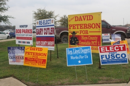 Two Democrats and two Republicans are squaring off for Hays County sheriff. (Evelin Garcia/Community Impact)