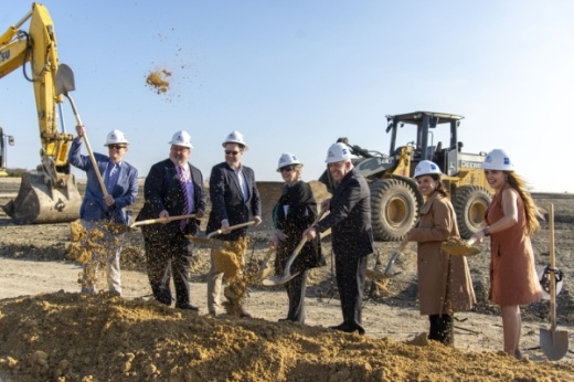 Collin College officials held a groundbreaking ceremony for the school's new Farmersville Campus in December. The campus is scheduled to open in fall 2021. (Courtesy Collin College)