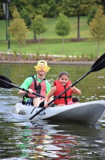 




Sunny Dayz Camp programs include outdoor activities such as kayaking and swimming. (Courtesy The Woodlands Township)