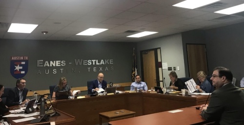 The Eanes ISD board of trustees discussed the TCAD's decision not to appraise residential properties in 2020 during a Feb. 25 board meeting. (Amy Rae Dadamo/Community Impact Newspaper)