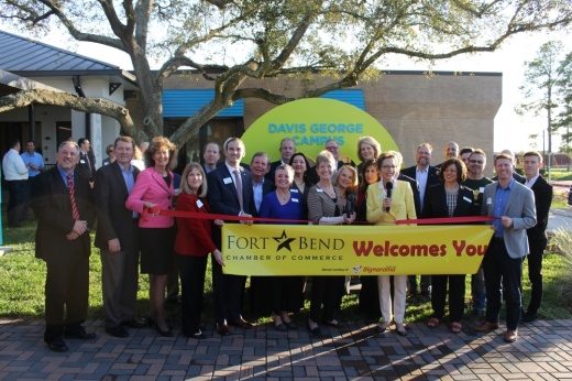 The Child Advocates of Fort Bend nonprofit leaders hosted a ribbon-cutting celebration at its renovated campus in Rosenberg March 5. (Beth Marshall/Community Impact Newspaper)