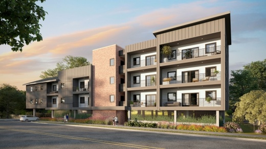 Little Ford will include 22 condo units for sale. (Rendering courtesy Brandon Miller Group)