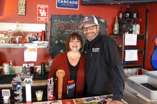 Dawn and Rick Tyler opened The Hop Stop in Humble in January 2016. (Kelly Schafler/Community Impact Newspaper)