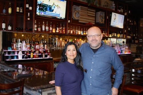 Citizens Grill co-founders Marissa Salmassi and Jim Hallers designed the Americana restaurant as a community-friendly evolution of Hallers' Tailgators Pub and Grill concept. (Ben Thompson/Community Impact Newspaper)