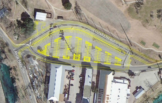 The city of New Braunfels plans to realign Elizabeth Avenue. (Courtesy city of New Braunfels)