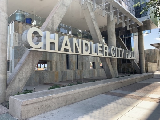 The city of Chandler headquarters is in downtown Chandler. (Alexa D'Angelo/Community Impact Newspaper)