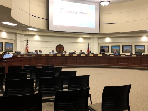 The Tomball ISD board of trustees held an emergency board meeting March 13 to discuss the district’s response to the coronavirus outbreak. (Dylan Sherman/Community Impact Newspaper)