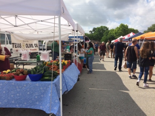 The Tomball Farmers Market is closed until further notice amid coronavirus concerns in Harris County. (Anna Lotz/Community Impact Newspaper)